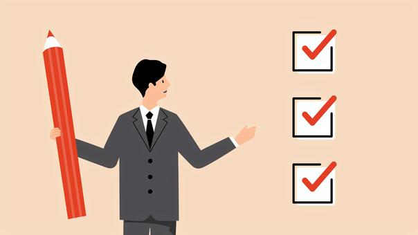 意識する事をチェックする人