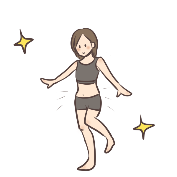 ダイエットした女性